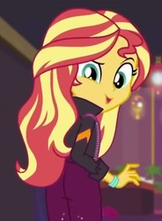 Size: 530x719 | Tagged: safe, screencap, sunset shimmer, equestria girls, g4, how to backstage, my little pony equestria girls: better together, ass, bunset shimmer, butt, cropped, female, looking at you, looking back, looking back at you, solo