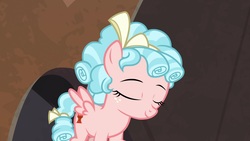 Size: 1920x1080 | Tagged: safe, screencap, cozy glow, pegasus, pony, frenemies (episode), g4, eyes closed, female, filly, foal, solo