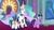 Size: 1280x720 | Tagged: safe, screencap, princess celestia, shining armor, twilight sparkle, alicorn, pony, unicorn, g4, sparkle's seven, discovery family logo, female, male, mare, shocked, stallion, twilight sparkle (alicorn)