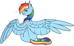Size: 1024x632 | Tagged: safe, artist:ak4neh, rainbow dash, pegasus, pony, g4, female, mare, simple background, solo, transparent background, wings