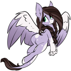 Size: 1912x1911 | Tagged: safe, artist:kellythedrawinguni, oc, oc only, griffon, hippogriff, hybrid, pony, adoptable, female, griffon oc, mare, smiling, solo, spread wings, wings