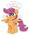 Size: 422x499 | Tagged: safe, artist:incubugs, scootaloo, pegasus, pony, g4, angry, blatant lies, cute, cutealoo, cutie mark, female, filly, madorable, scootachicken, simple background, solo, spread wings, the cmc's cutie marks, white background, wings