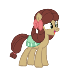 Size: 420x478 | Tagged: safe, artist:nightshadowmlp, yona, earth pony, pony, g4, she's all yak, clip art, female, happy, mare, ponified, pony yona, simple background, smiling, solo, species swap, transparent background