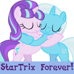 Size: 500x500 | Tagged: safe, starlight glimmer, trixie, pony, g4, female, lesbian, ship:startrix, shipping