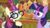 Size: 1920x1080 | Tagged: safe, screencap, moondancer, twilight sparkle, alicorn, pony, unicorn, g4, the point of no return, clothes, duo, female, glasses, mare, saddle bag, sweater, the tasty treat, twilight sparkle (alicorn)