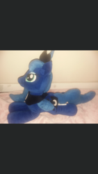 Size: 750x1334 | Tagged: safe, princess luna, pony, g4, build-a-bear, customized toy, irl, photo, plushie, toy