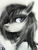 Size: 720x960 | Tagged: artist needed, safe, marble pie, earth pony, pony, g4, bust, choker, displeased, female, lonely inky, portrait, solo