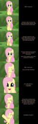 Size: 2000x6399 | Tagged: safe, artist:mlp-silver-quill, fluttershy, pony, comic:fluttershy says goodnight, comic:pinkie pie says goodnight, g4, adorkable, comic, cute, dork, eyes closed, flutterface, hoof on face, hooves on cheeks, shyabetes, solo, squishy cheeks