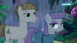 Size: 1920x1080 | Tagged: safe, screencap, maud pie, mudbriar, earth pony, pony, g4, student counsel, animated, cartoonito logo, female, jerry maguire, male, ship:maudbriar, shipping, sound, straight, webm