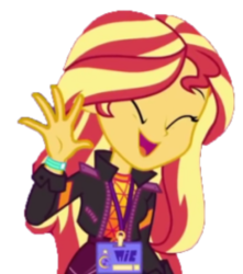 Size: 255x288 | Tagged: safe, edit, edited screencap, editor:wallblush, screencap, sunset shimmer, equestria girls, g4, how to backstage, my little pony equestria girls: better together, background removed, female, simple background, solo, transparent background