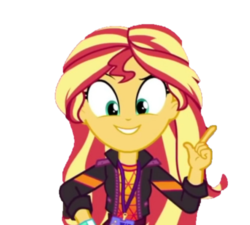 Size: 520x469 | Tagged: safe, edit, edited screencap, editor:wallblush, screencap, sunset shimmer, equestria girls, g4, how to backstage, my little pony equestria girls: better together, background removed, cute, female, grin, looking at you, shimmerbetes, simple background, smiling, solo, transparent background
