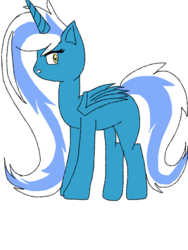 Size: 768x1024 | Tagged: safe, artist:nekochi-ayako, oc, oc:fleurbelle, alicorn, pony, alicorn oc, female, mare, yellow eyes