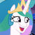 Size: 592x591 | Tagged: safe, screencap, princess celestia, princess luna, alicorn, pony, between dark and dawn, g4, awesome face, bust, cropped, faic, female, mare, open mouth, portrait, smiling