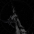 Size: 6000x6000 | Tagged: dead source, safe, artist:aoiyui, princess luna, alicorn, pony, g4, absurd resolution, eyes closed, female, grayscale, mare, monochrome, night, solo, spread wings, stars, wings