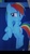 Size: 2560x1440 | Tagged: safe, rainbow dash, pegasus, pony, g4, school daze, female, looking at you, solo