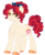 Size: 2442x3000 | Tagged: safe, artist:azure-art-wave, oc, oc only, oc:antoinette polish, earth pony, pony, eyeshadow, female, high res, makeup, mare, offspring, parent:prince blueblood, parent:suri polomare, simple background, solo, transparent background