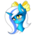 Size: 497x527 | Tagged: safe, artist:ezzy-artz, oc, oc only, oc:fleurbelle, alicorn, pony, adorabelle, alicorn oc, blushing, bow, chest fluff, cute, ear fluff, female, hair bow, happy, mare, ocbetes, smiling