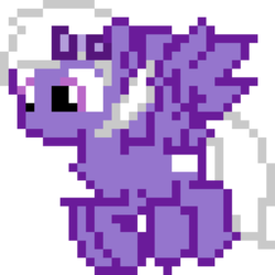 Size: 960x960 | Tagged: safe, artist:joeydr, derpibooru exclusive, oc, oc only, oc:comment, pegasus, pony, derpibooru, bow, derpibooru ponified, female, flying, mare, meta, pixel art, ponified, simple background, solo, spread wings, transparent background, wings