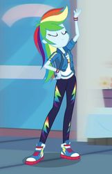 Size: 546x841 | Tagged: safe, screencap, rainbow dash, equestria girls, equestria girls series, g4, run to break free, spoiler:eqg series (season 2), adorasexy, converse, cropped, cute, dashabetes, fabulous, female, geode of super speed, magical geodes, pose, sexy, shoes, sneakers, solo