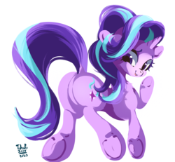 Size: 2796x2585 | Tagged: safe, artist:tohupo, starlight glimmer, pony, unicorn, g4, butt, female, glimmer glutes, high res, looking at you, mare, osp, plot, solo