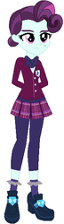 Size: 165x575 | Tagged: safe, artist:selenaede, artist:sturk-fontaine, principal abacus cinch, equestria girls, g4, abby cinch, clothes, crystal prep academy uniform, female, mole, school uniform, simple background, solo, white background, younger, younger cinch