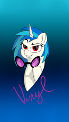 Size: 720x1280 | Tagged: safe, artist:shooting star, dj pon-3, vinyl scratch, pony, unicorn, g4, colored, cute, female, glasses, shading, solo, wrong eye color