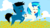 Size: 3840x2160 | Tagged: safe, artist:agkandphotomaker2000, dj pon-3, vinyl scratch, oc, oc:pony video maker, pegasus, pony, unicorn, g4, canon x oc, flower field, happy, high res, playing, pointy ponies, running, videoscratch