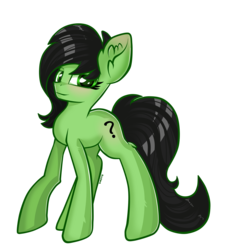 Size: 2000x2000 | Tagged: safe, artist:n0kkun, oc, oc only, oc:filly anon, pony, female, filly, high res, simple background, solo, transparent background