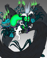 Size: 808x989 | Tagged: safe, artist:mickeymonster, aztec, aztecmastermind (reboot), book of life, called it, crossover, implied discord, the book of life, xibalba