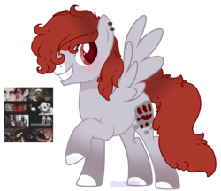 Size: 2900x2500 | Tagged: oc name needed, safe, artist:2pandita, artist:mint-light, oc, oc only, pegasus, pony, high res, male, simple background, solo, stallion, transparent background