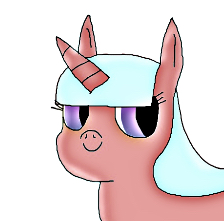 Size: 224x221 | Tagged: safe, alternate version, artist:undeadponysoldier, oc, oc only, oc:echristian, pony, unicorn, beautiful, cute, cute smile, female, looking at you, looking back, looking back at you, mare, simple background, smiling, solo, white background