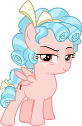 Size: 651x993 | Tagged: safe, artist:crystalmagic6, cozy glow, pegasus, pony, frenemies (episode), g4, cutie mark, evil, evil smile, female, filly, foal, freckles, grin, simple background, smiling, solo, spoiled brat, spread wings, standing, transparent background, vector, wings