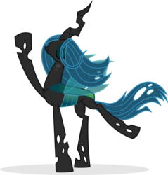 Size: 8124x8488 | Tagged: safe, artist:suramii, queen chrysalis, changeling, changeling queen, frenemies (episode), g4, absurd resolution, cute, cutealis, eyes closed, female, majestic, pose, simple background, solo, transparent background, vector