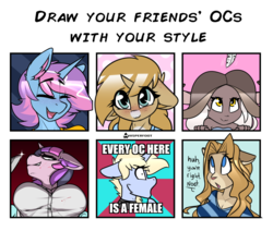 Size: 1506x1280 | Tagged: safe, artist:whisperfoot, twilight sparkle, oc, oc only, oc:nootaz, oc:sherbet smoothie, oc:sugarcookie, pony, unicorn, anthro, cold blooded twilight, g4, anthro with ponies, breaking the fourth wall, breasts, clothes, cute, drawing meme, evil smile, feather, female, furry, grin, happy, knife, looking up, meme, meta, smiling, smirk, surprised