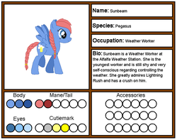 Size: 788x621 | Tagged: safe, artist:digitaldevotion101, oc, oc only, oc:sunbeam, pegasus, pony, base used, braid, braided tail, female, pegasus oc, reference sheet, solo, wings