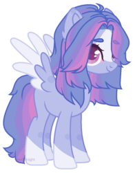 Size: 894x1138 | Tagged: safe, artist:m-00nlight, oc, oc only, pegasus, pony, base used, female, mare, simple background, solo, transparent background, two toned wings, wings