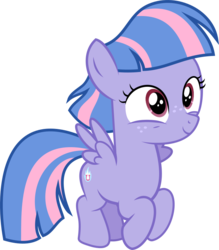 Size: 695x795 | Tagged: safe, artist:crystalmagic6, wind sprint, pegasus, pony, common ground, cute, female, filly, simple background, solo, sprintabetes, transparent background, vector