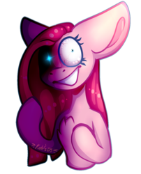 Size: 872x1080 | Tagged: safe, artist:kateponylover, pinkie pie, earth pony, pony, g4, crazy face, faic, female, insanity, pinkamena diane pie, solo, this will end in a bad time