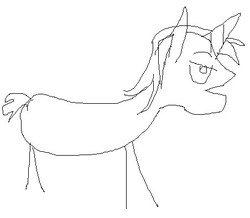 Size: 452x395 | Tagged: safe, oc, oc only, unnamed oc, pony, 1000 hours in ms paint, sketch