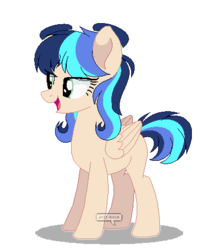 Size: 390x454 | Tagged: safe, artist:jxst-roch, oc, oc only, pegasus, pony, base used, female, mare, offspring, parent:flash sentry, parent:twilight sparkle, parents:flashlight, simple background, solo, transparent background