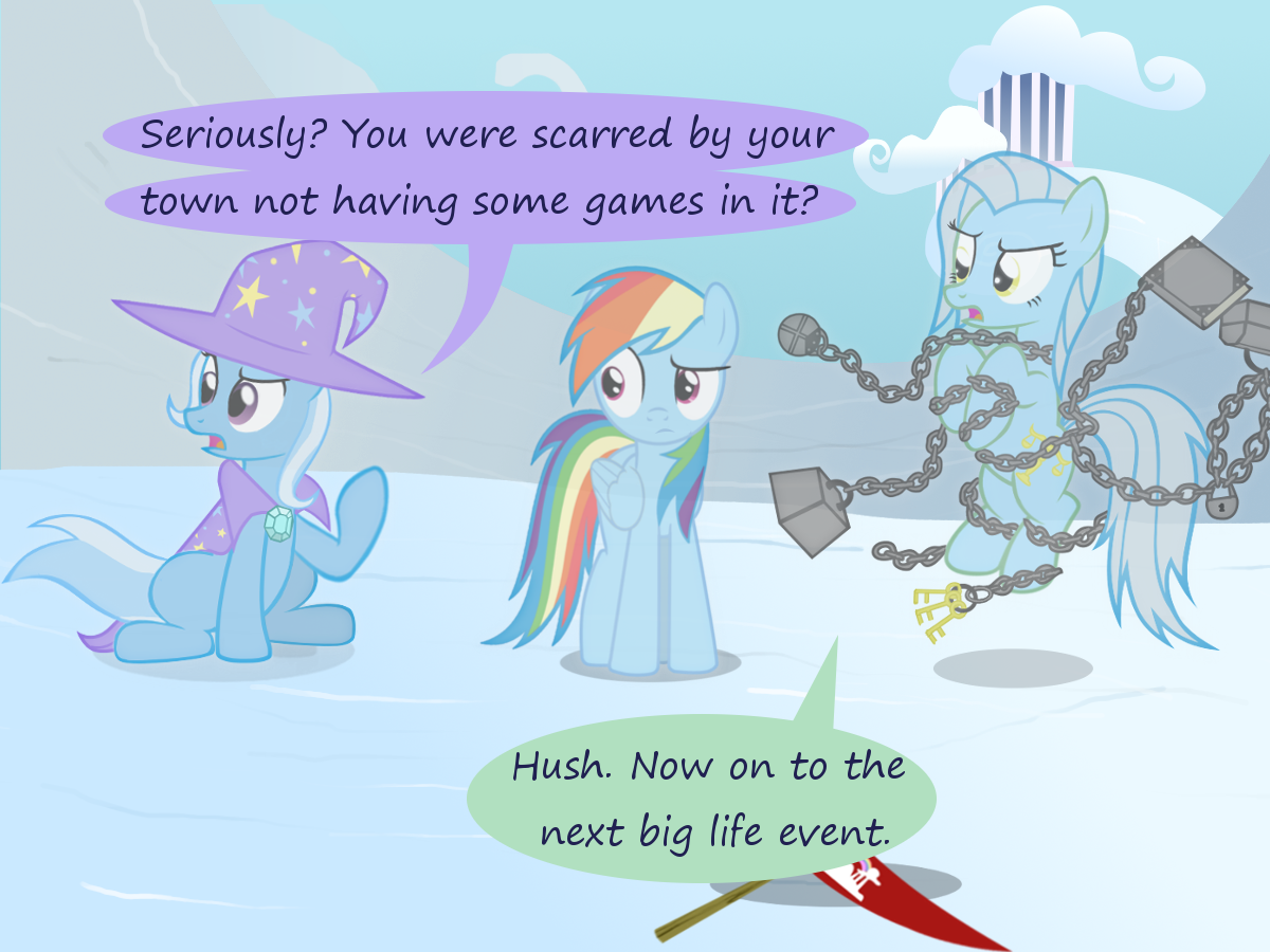 2048825 Safe Artist Evil Dec0y Rainbow Dash Trixie Oc Oc Ghost