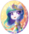 Size: 1600x1867 | Tagged: safe, artist:auroracursed, princess celestia, alicorn, pony, g4, abstract background, chibi, clothes, cute, cutelestia, deviantart watermark, female, morning, obtrusive watermark, rainbow socks, signature, simple background, socks, solo, striped socks, transparent background, watermark