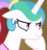 Size: 368x392 | Tagged: safe, screencap, princess celestia, alicorn, pony, between dark and dawn, g4, my little pony: friendship is magic, :i, alicorn princess, annoyed, cropped, cute, cutelestia, faic, female, floppy ears, hair ribbon, madorable, mare, ponytail, pouting, solo