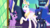 Size: 1280x720 | Tagged: safe, edit, edited screencap, screencap, princess celestia, princess luna, twilight sparkle, alicorn, pony, between dark and dawn, g4, my little pony: friendship is magic, cartoonito logo, internal screaming, screaming internally, throne room, twilight sparkle (alicorn)