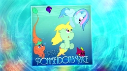 Size: 854x480 | Tagged: safe, artist:general mumble, pony, sea pony, album cover, female, mare, ocean, text, underwater, water, youtube link