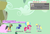 Size: 400x274 | Tagged: safe, daring do, derpy hooves, discord, pinkie pie, princess luna, pony, g4, balloon, chaos, chat, chatroom, cloud, cotton candy, cotton candy cloud, desktop ponies, discorded landscape, female, filly, filly luna, floating, flying, food, mmo, on a cloud, pixel art, ponyplace, sprite, standing on a cloud, then watch her balloons lift her up to the sky, woona, younger