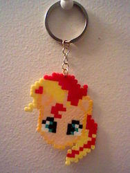 Size: 480x640 | Tagged: safe, sunset shimmer, equestria girls, g4, beads, irl, keychain, photo