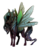 Size: 400x515 | Tagged: safe, artist:reptilianbirds, queen chrysalis, bug pony, changeling, changeling queen, g4, antennae, crown, female, hoers, jewelry, looking at you, mandibles, regalia, simple background, solo, spread wings, transparent background, wings
