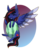 Size: 804x994 | Tagged: safe, artist:amaltheaarts, oc, oc only, oc:mistic spirit, cyborg, pegasus, pony, cute, cybernetic wing, cybernetic wings, food, happy, prosthetic wing, robotic wing, small pony, solo, tiny, tiny ponies, watermelon, wings
