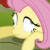 Size: 50x50 | Tagged: safe, screencap, fluttershy, pony, g4, putting your hoof down, season 2, animated, derp, dizzy, doormat, female, gif, gif for breezies, hoof twitch, picture for breezies, spinning eyes